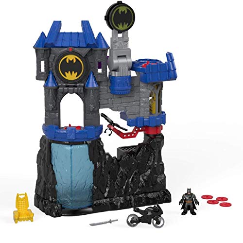 Imaginext DC Super Friends Batcaverna Villa Wayne, Playset con Personaggi e Accessori, FMX63
