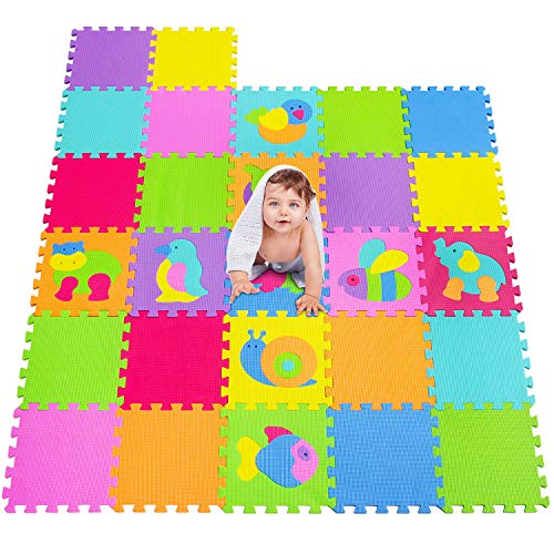 MSHEN-Tappetini Puzzle con Certificato CE e Certificazione TÜV in soffice Schiuma Eva | Tappeto da Gioco per Bambini | Tappetino Puzzle-14CS18G300927