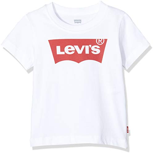 Levi's Kids Lvb S/S Batwing Tee T-shirt Bimbo 0-24 White 24 mesi