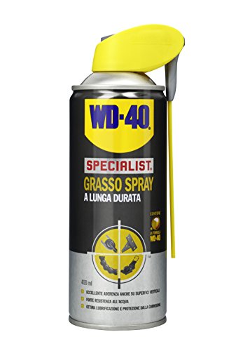 WD-40 Specialist ml 400 - Grasso Spray a Lunga Durata con Sistema Doppia Posizione - 400 ml, Transparente