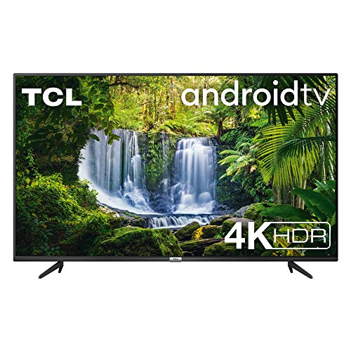 TV TCL 50P616 50 pollici, 4K HDR, Ultra HD, Smart TV con sistema Android 9.0, Design senza bordi (Micro dimming PRO, Smart HDR, HDR 10, Dolby Audio, Compatibile con Google Assistant & Alexa)