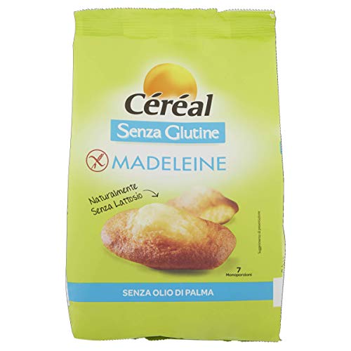 LE ORIGINALI Madeleine Céréal Senza Glutine - Senza Lattosio - 7 merendine - 200 g