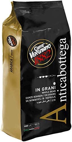 1 kg Caffè Vergnano Antica Bottega Grani 100% Arabica. Coffee Beans Arabica 100%