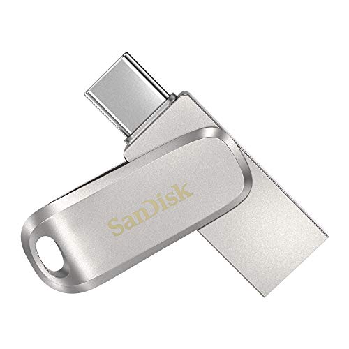 SanDisk Ultra Dual Luxe 128 GB Unità USB Type-C 150MB/s USB 3.1 Gen 1,Tradizionale,Argento,128GB