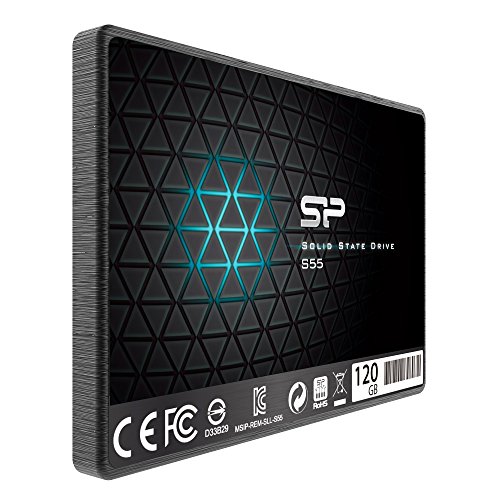Silicon Power Slim S55 120GB da 2,5 pollici SATA III 7 millimetri Solid State Drive interno con elevate velocità fino ad una lettura / scrittura di 500/350 MB / s