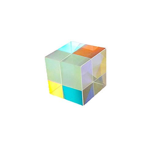 prisma fotografico Combinazione cubo di vetro dicroico vetro ottico laser Prisma combinatore divisore di fascio luminoso (10mm*10mm)