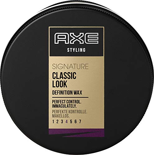 Axe - cera per capelli da uomo, “Classic look Signature”, confezione da 6 (6 x 75 ml)