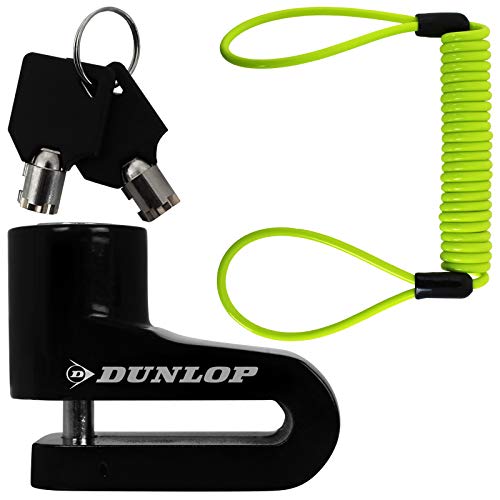 Dunlop – Lucchetto bloccadisco per moto e scooter, antifurto