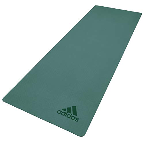 adidas Premium, Tappetino Yoga, 5 mm Unisex-Adult, Verde