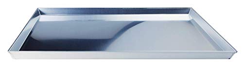 Pentole Agnelli COAL49/340 Teglia Rettangolare Bassa, Alluminio, Grigio, 40 x 30 cm