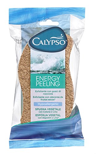 Calypso Energy Peeling, Spugna Vegetale con Cotone e Lino, 1 unita
