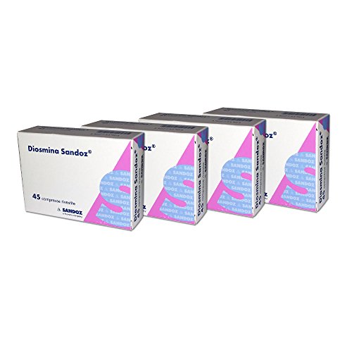 OFFERTA 4X SANDOZ DIOSMINA 45 CPR - Integratore di Bioflavonoidi 180 CPR TOTALI (COME DAFLON)