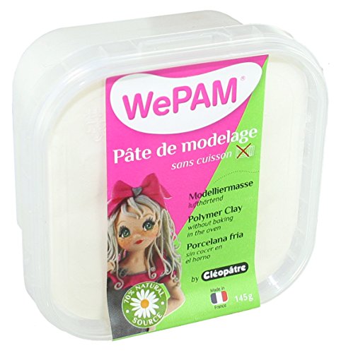 Wepam – PFWNEU145 – Pasta modellabile, incolore da dipingere, 145 g