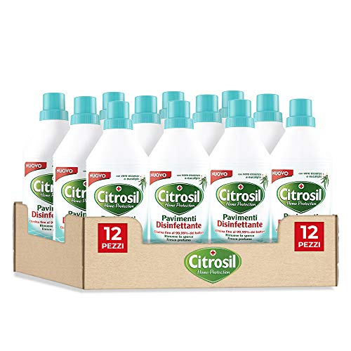 Citrosil - Disinfettante Pavimenti Eucalipto - 900ml x 12 pezzi - 10800ml