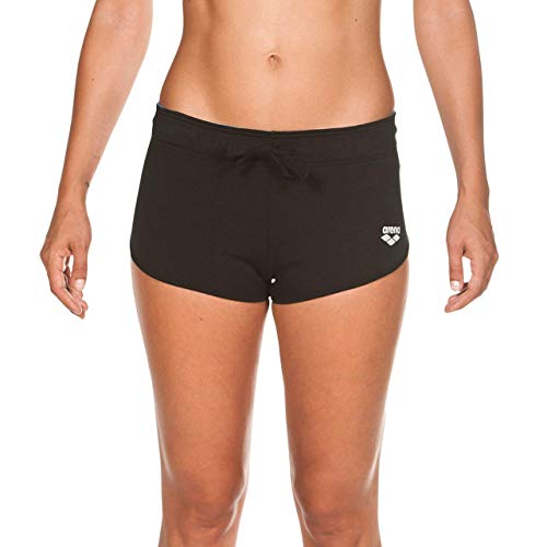 Arena W Gym Fleece, Pantaloncini Donna, Nero (Black), M