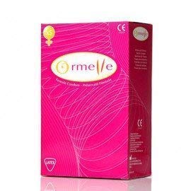 ORMELLE Scatola di 5 preservativi in lattice femminili
