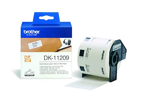 Brother DK11209 Etichette per Indirizzi, 29 x 62 mm, Bianco