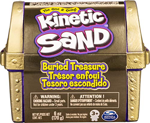 Kinetic Sand, Set Tesoro Nascosto, Con 170 G Di Kinetic Sand E Sorprese All'Interno, Modello A Sorpresa, Dai 4 Anni, 6054831