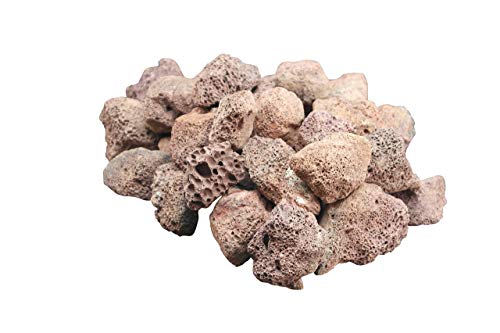 Black Rock Grill Lava Rocks per Gas Barbecue + Filtrazione per Pesci Vasche, Acquario E Stagno Filtri - 4kg