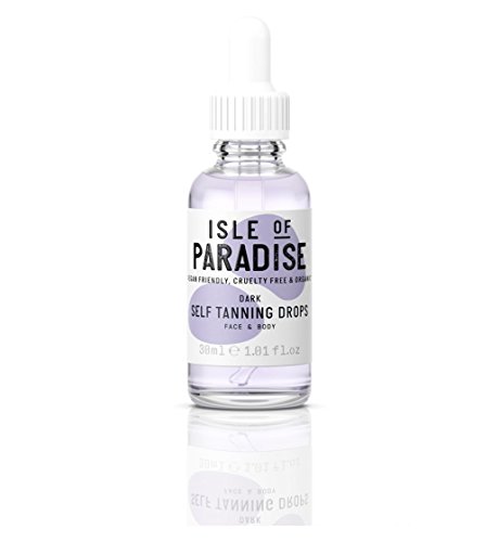 Isle of Paradise - Gocce autoabbronzanti, tinta scura, 30 ml