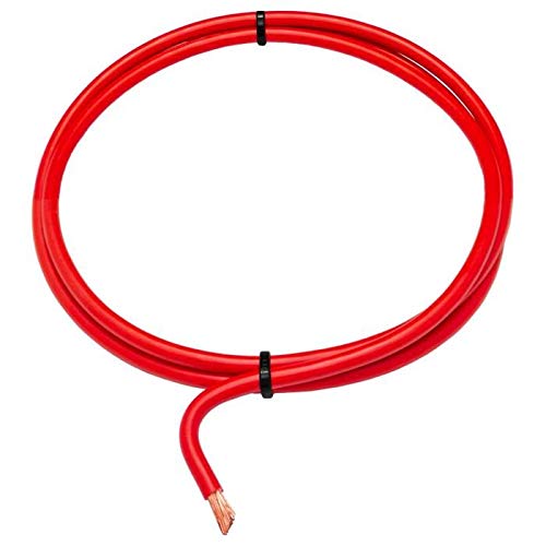 5m FLY vehicle cable rosso 6mm² treccia autoveicolo cavo di carico avviamento