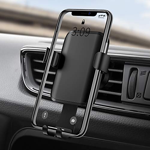 Warxin Porta Cellulare da Auto, Supporto Smartphone per Auto [Design Compatto] [Palla Rotante] Durevole gravità Porta Telefono per Auto Ventilazione Universale per iPhone Huawei Xiaomi Smartphone ECC