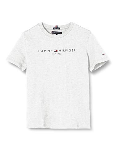 Tommy Hilfiger Essential Tee S/s Camicia, Grey, 86 Bambino