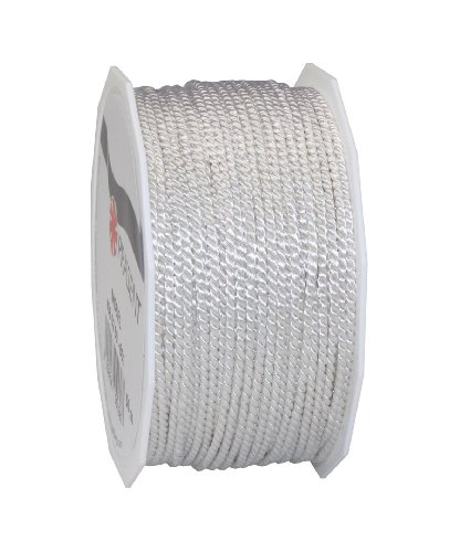 Präsent Mosel - Cordoncino, 2 mm, 50 m, Colore: Bianco