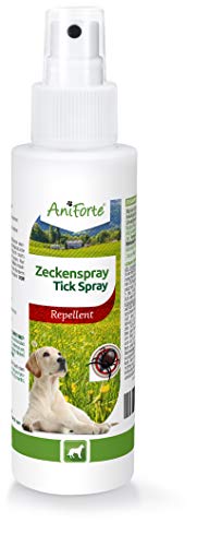 NaturaForte Spray contro le Zecche per Cani 100ml, Senza Chimica, Protezione Naturale dai Parassiti, Integratori de Antiparassitario, Protezione e Benessere