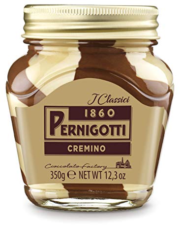 Pernigotti, Crema Cremino, Crema Spalmabile con il 30% di Nocciole e il 15% di Cacao Gianduia, Senza Olio di Palma, Senza Glutine, 6 Pezzi x 350 gr (2.1 kg)