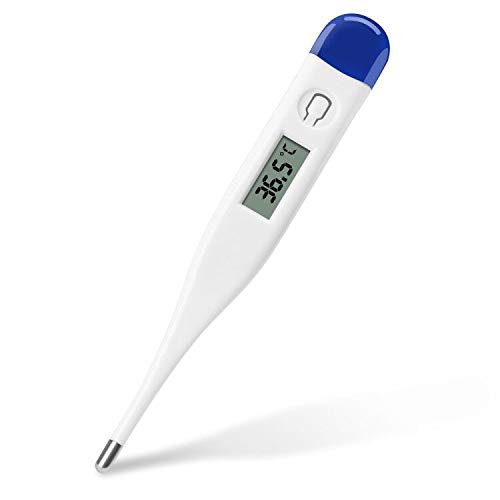 Termometro Digitale Febbre - Daffodil HPC300T - Display LCD Termometro Medico Elettronico per Orale, Ascellare e Rettale - Elettronico Termometro Digitale Senza Mercurio per Neonato, Bambini, Adulti