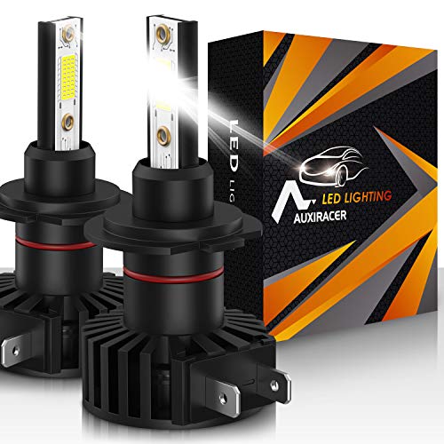AUXIRACER Automotive Lighting H7 LED Lampadine per Fari 12000LM 6500K 60W Led Lampadine Auto LED, Fari e Fendinebbia IP65，2 pezzi