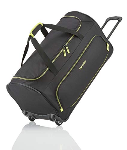 Travelite Basics Trolley Reisetasche FRESH auf Rollen 70cm, in sechs Farben Tote da viaggio 71 centimeters 89 Nero (Schwarz)