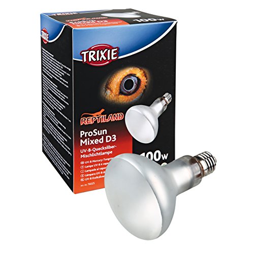 Trixie Lampada Prosun Mixed D3 100W Attacco E27 per Rettili Articoli per Animali