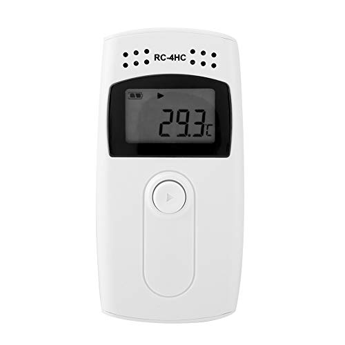 USB Alta Precisione Registratore di Dati di Temperatura e Umidità Display LCD Indicatore del Registratore Temperatura della Registrazione del Termometro con Sensore di Temperatura Extra 16000 Punti