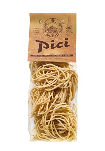 Antico Pastificio Morelli - Pici di Toscana (500gr) - Pasta di Semola di grano duro - Pacco da 3 Confezioni (3 x 500gr)
