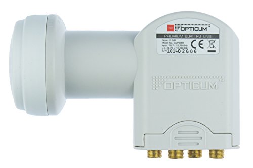 Opticum quattro LNB – LRP-04H contatti (placcato in oro, Full HD, 3d, solo in collegamento con commutatore.)