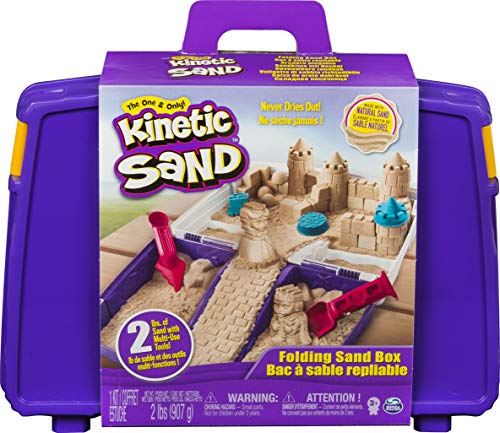 KINETIC SAND , Valigetta Sempre con Te, 900 gr di Sabbia Modellabile, dai 3 Anni , 6037447