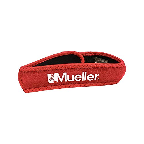 Mueller Fascia per ginocchio taglia unica, Rosso, misura universale