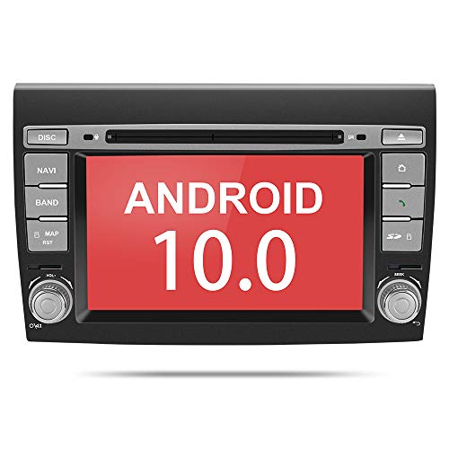 Aumume Android 10.0 Autoradio per FIAT Bravo（2007-2012) con Supporto per Navigatore Satellitare Controllo del Volante Autoplay Mirrorlink DSP Bluetooth DAB + (con scheda da 16 GB)