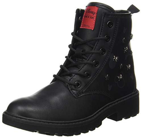 Geox J Casey Girl D, Ankle Boot Bambina, Black (Black), 32 EU