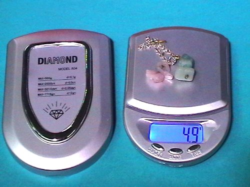 prodigital Bilancia BILANCINO Digitale Diamond precisione a 0,1 GR (possibilità di Scelta con Varie unità di Misura) Pocket Distribuzione