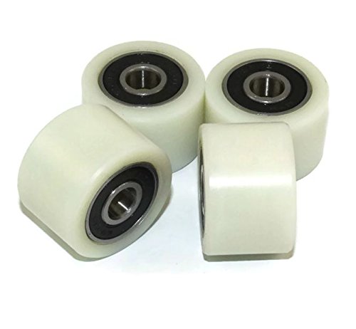 4 pezzi in nylon poliammide rulli (30 – 20 – 8) 30 mm diametro 20 mm larghezza 8 mm cuscinetto proprio machined