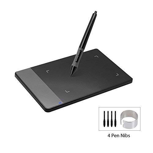 Huion 420 Nero 4 per 2.23 Pollici OSU! Tavoletta Grafica, Tavoletta da Disegno, Tavoletta per Firma per Mac e PC Windows