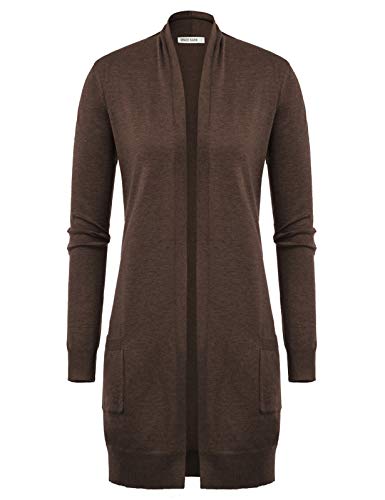 GRACE KARIN Donna Cardigan Cappotto Casual Maglioni a Maniche Lunghe Comode Morbido M CLAF1003-41