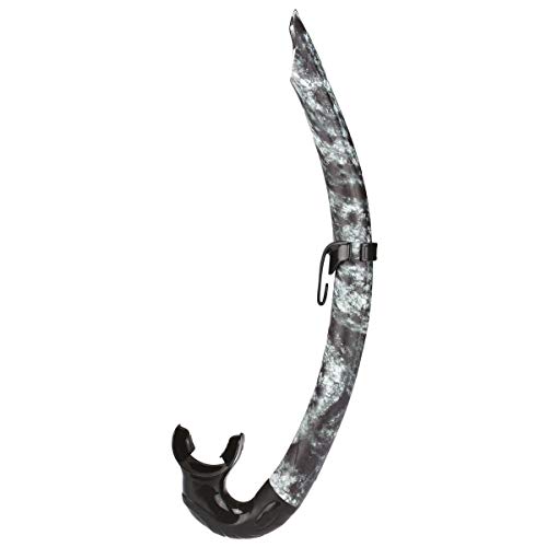 SEAC Jet, Snorkel Ottimo per Scuba, Pesca Subacquea, Apnea e Snorkeling Unisex Adulto, Grigio Camo, Standard