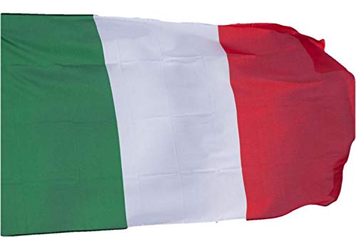 R&F srls Bandiera Italia Tricolore Italiana 90 X 150 cm Tessuto Misura Standard Nazionale Italiani