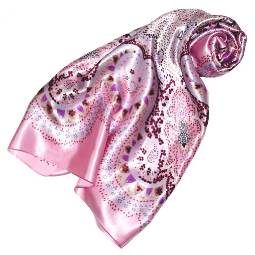 LORENZO CANA lusso sciarpa di seta aufwaendig Bedruckt panno 100% seta 90 x 90 cm colori armoniosi signora sciarpa, Panno 89081
