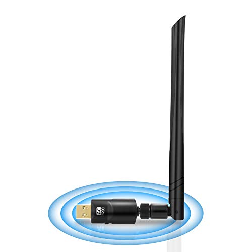 Adattatore USB WiFi,Chiavetta WiFi 1200Mbps,Adattatore WiFi Dual Band 5 GHz/2,4 GHz USB 3.0 Veloce Alto Guadagno Rete WiFi Dongle Supporta Windows Mac Linux