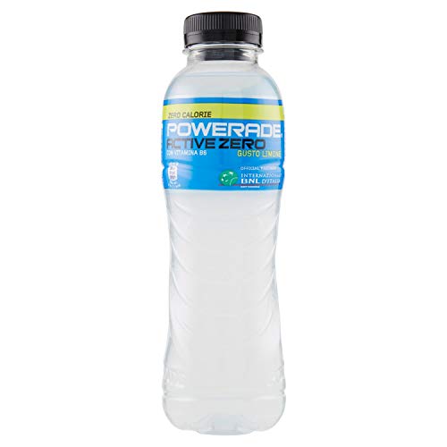 Powerade Sport Drink Active Zero Lemon 500 ml x12- bottiglia PET riciclabile